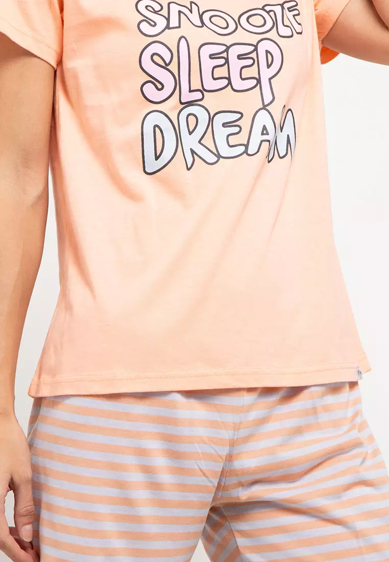 Pyjama Pijama Short Sleeve Short Pants Sleepwear