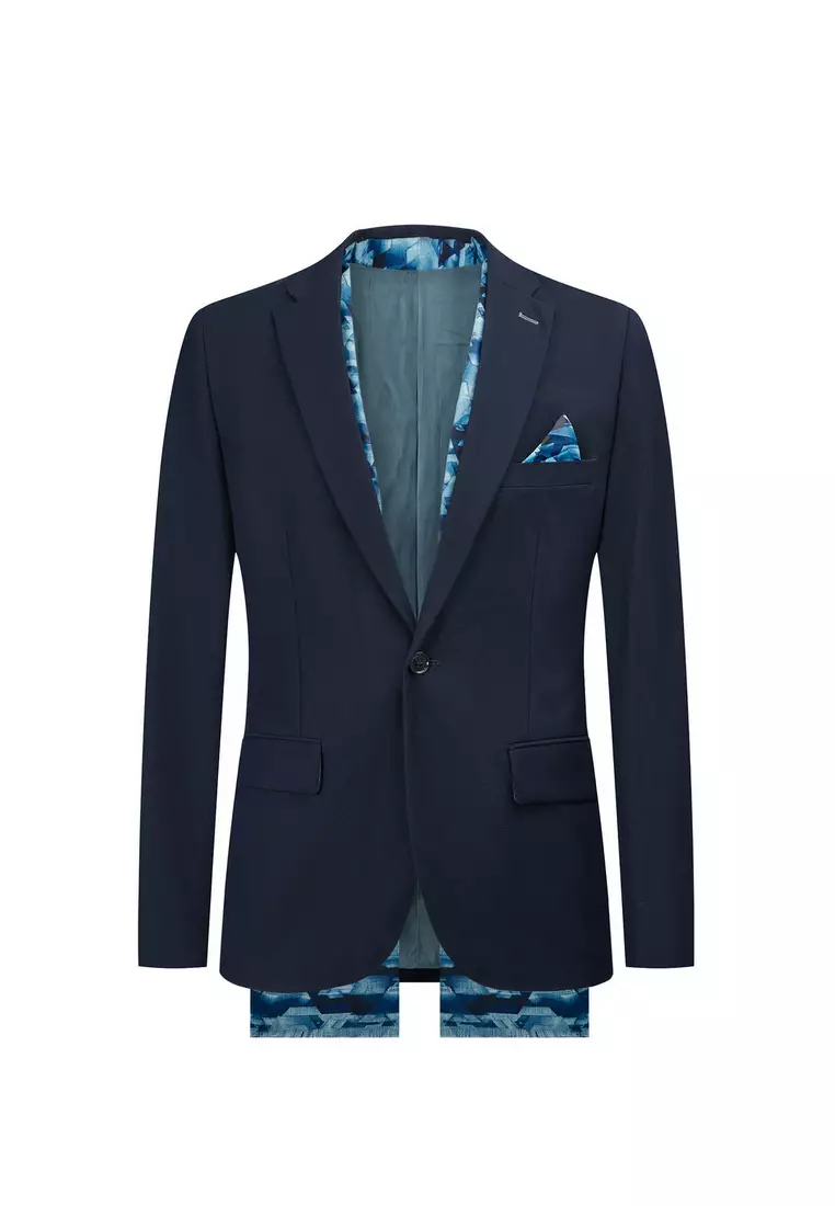 G2 by G2000 Compact Multi-Way Stretch Textured Suit Blazer