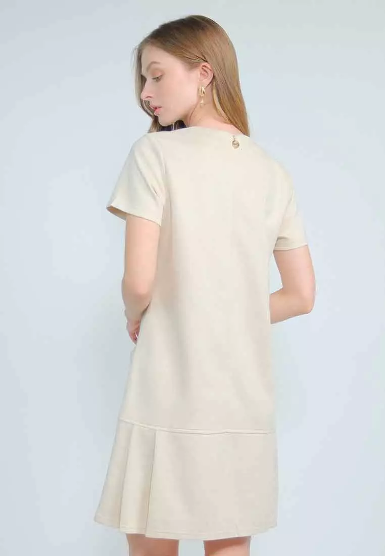 Lysandra Shift Dress with Front Pockets