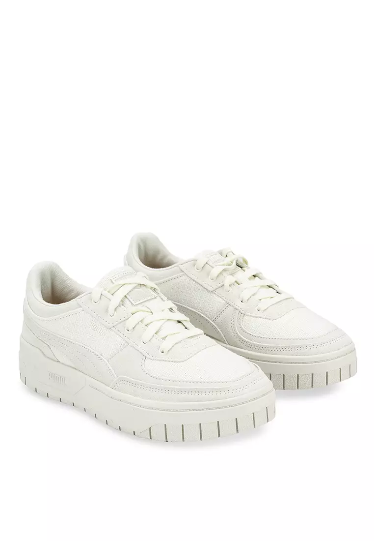 Puma white clearance canvas sneakers