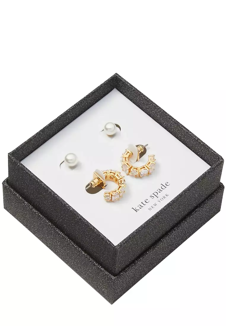 Buy Kate Spade Kate Spade You're A Gem Studs & Huggies Earrings Boxed