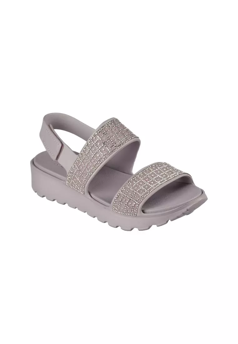 Discount on Skechers  shoes - SKU: Skechers Women's Footsteps - Glam Vibe Molded Double Strap Sling Back Sandal With Rhinestones