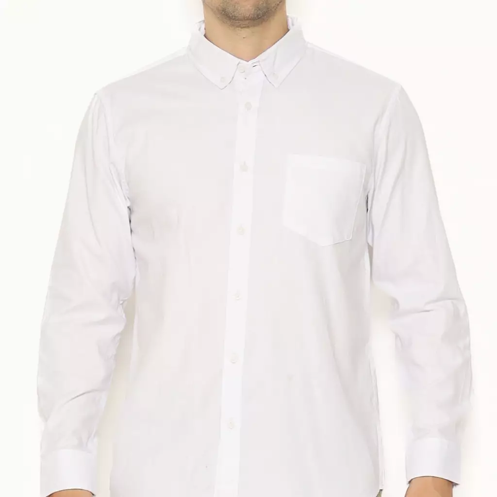 AMK Kemeja Pria Lengan Panjang SHS CHIKO L/S White