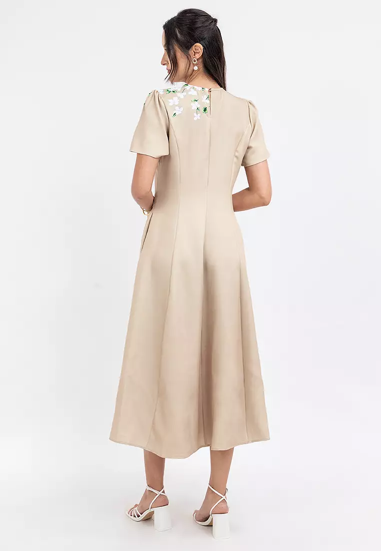 DELACRUZ Bishop Sleeve Dress
