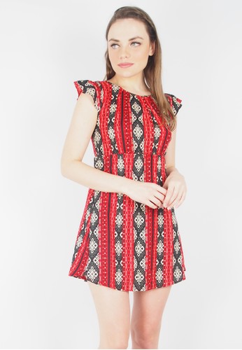 Ownfitters Tribal Dress - Red