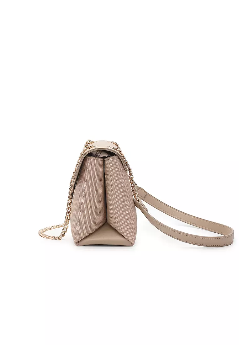 Women's Top Handle Bag / Sling Bag / Crossbody Bag - Khaki