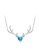 Twenty Eight Shoes blue VANSA Antlers Imitation Crystal Necklace VAW-N174 9E47BAC16C90F1GS_1