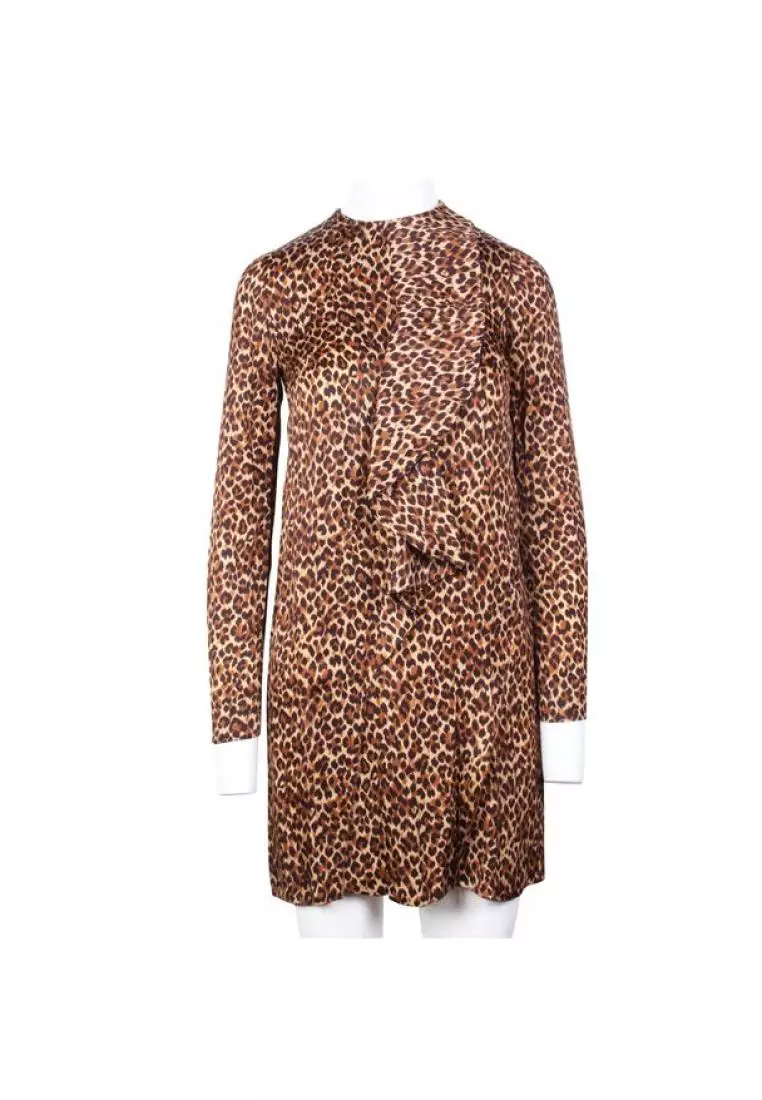 Miu miu leopard dress store