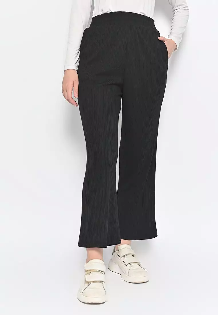 Mora Knit Pants Black