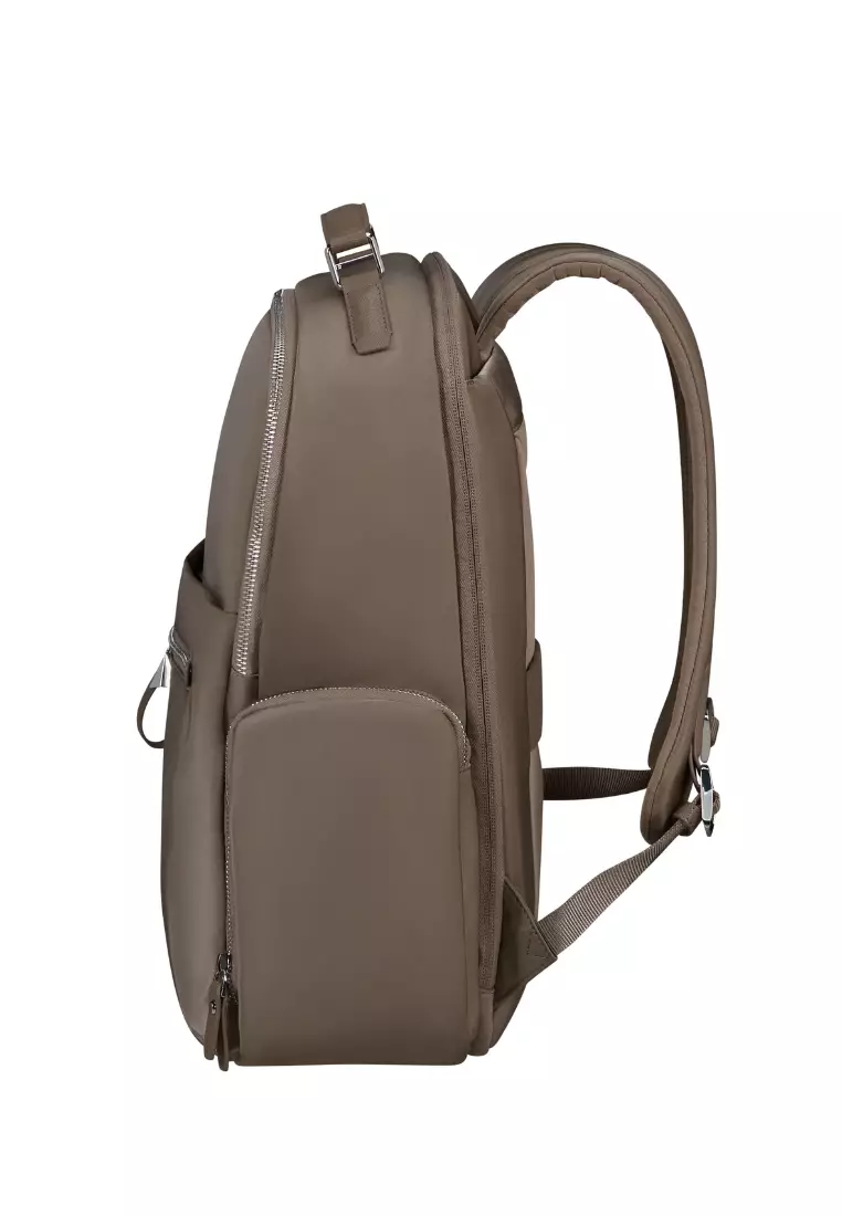 KARISSA EVO ROUND BACKPACK 15.6" - NUT BROWN
