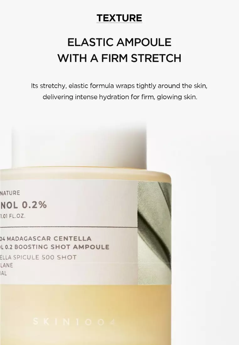 SKIN1004 Madagascar Centella Retinol 0.2 Boosting Shot Ampoule 30ml