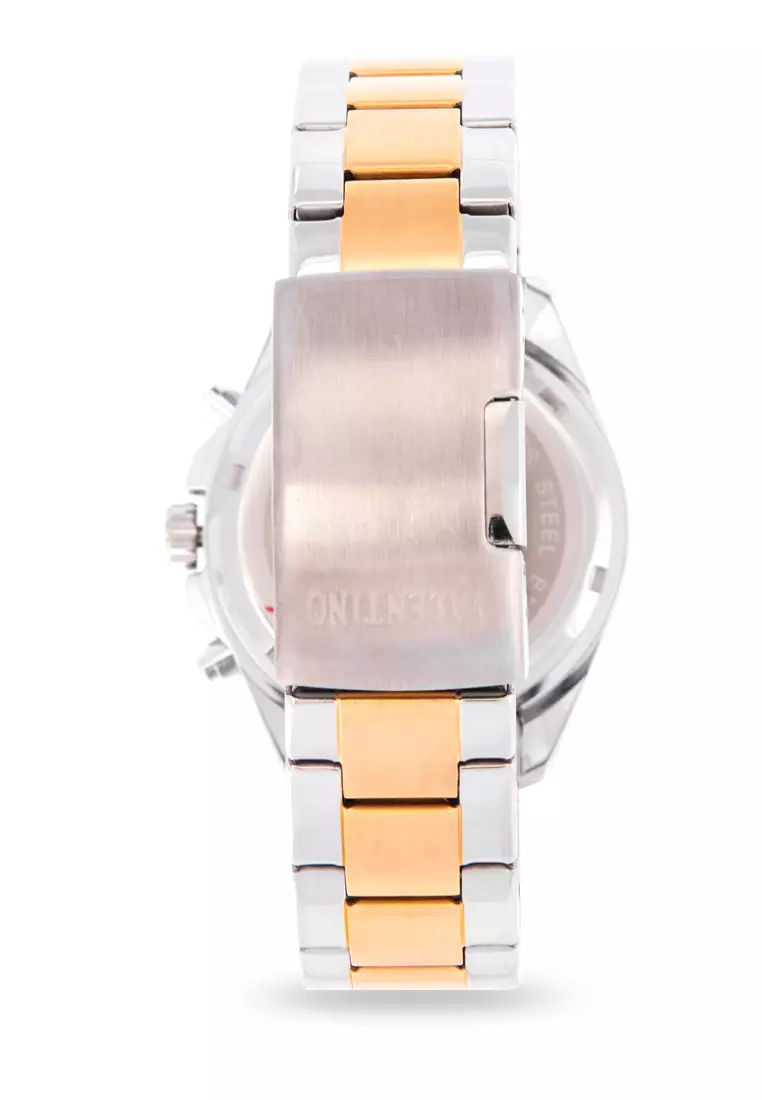 Analog Watch 20121502-Two Tone - Gold Dial