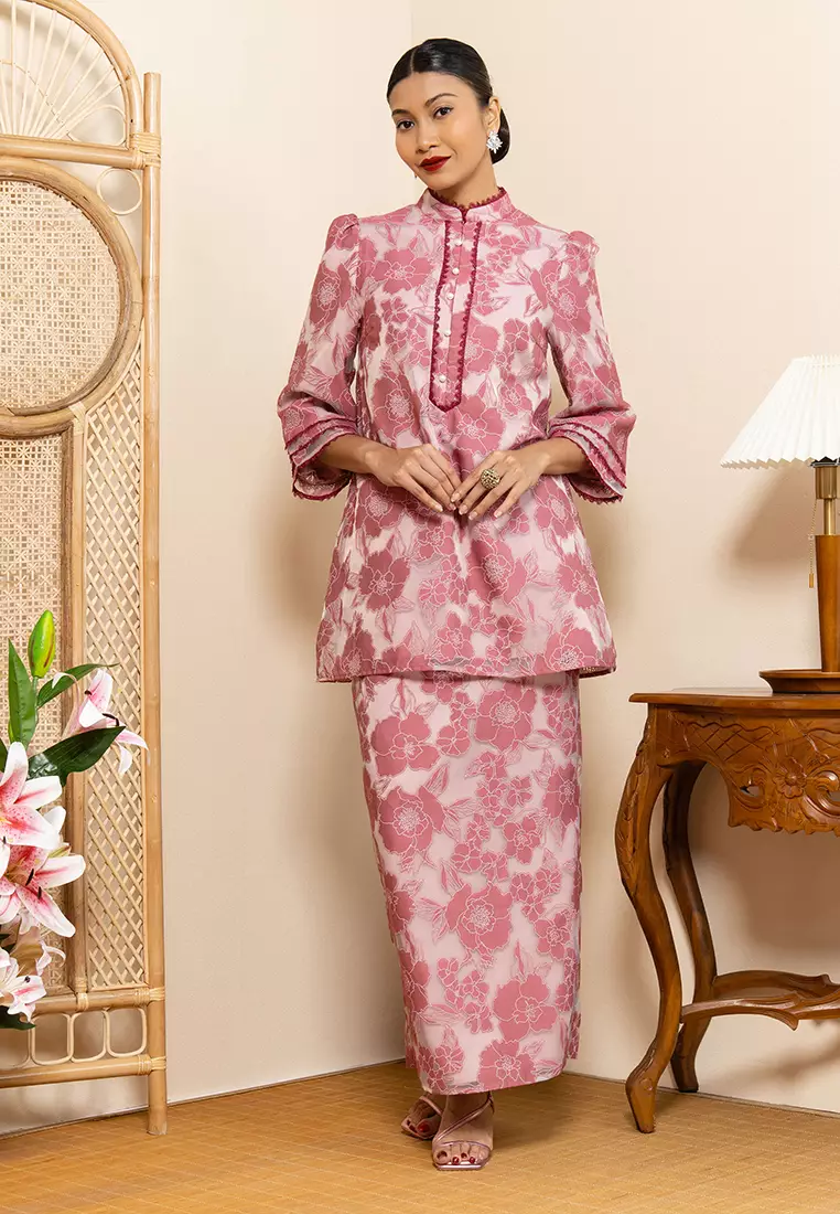 Buy Zalia Kimono Sleeve Top With Drape Skirt 2024 Online