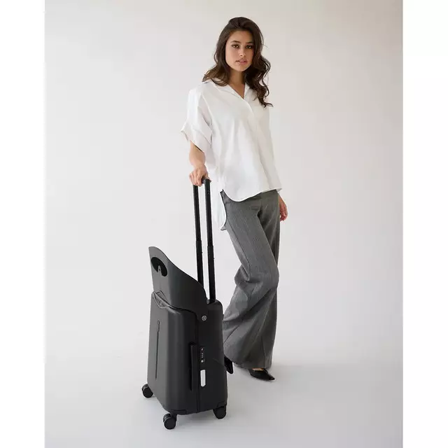 Miamily Check In and Carry On Cabin Luggage TSA 18 - Forest Green - Koper Travelling Anak & Dewasa