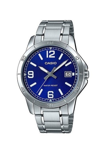 CASIO silver Casio Classic Analog Watch (MTP-V004D-2B) D8124AC691863EGS_1