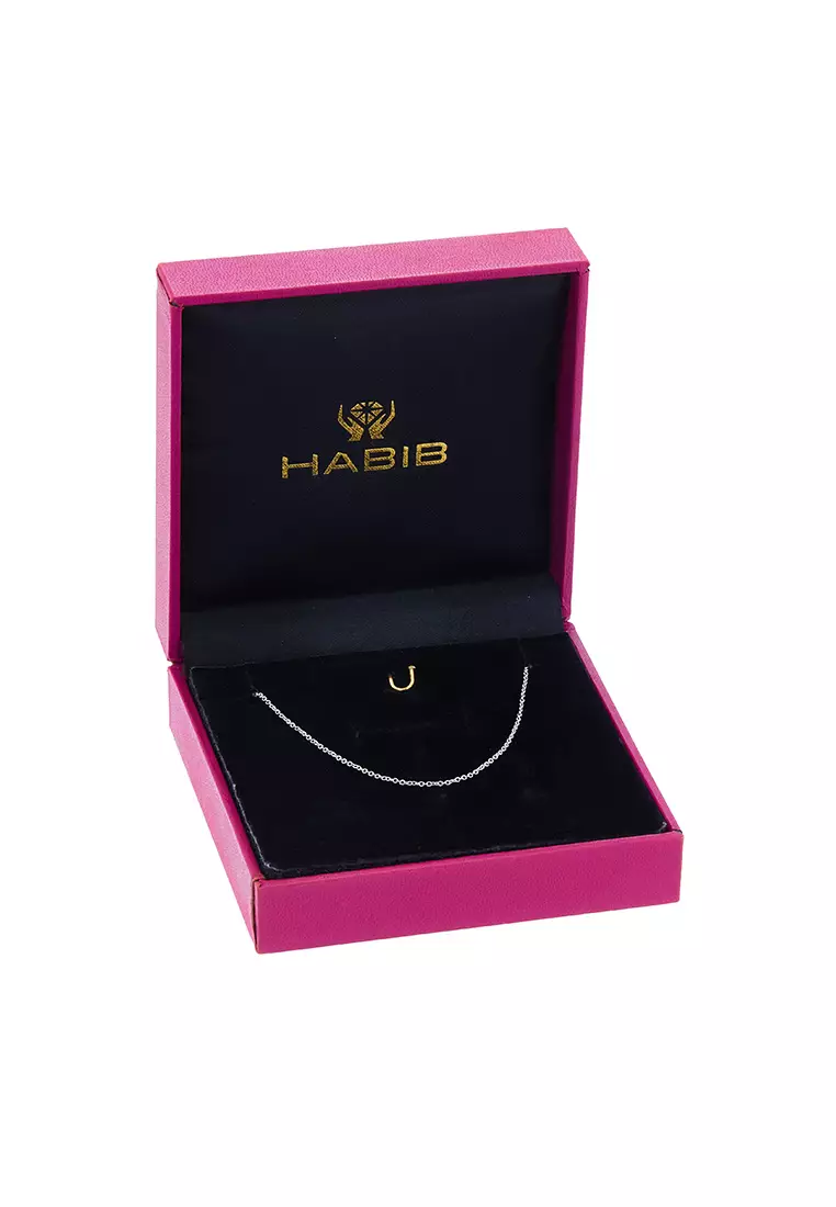 HABIB 750/18K White Gold Necklace CRRS(027)