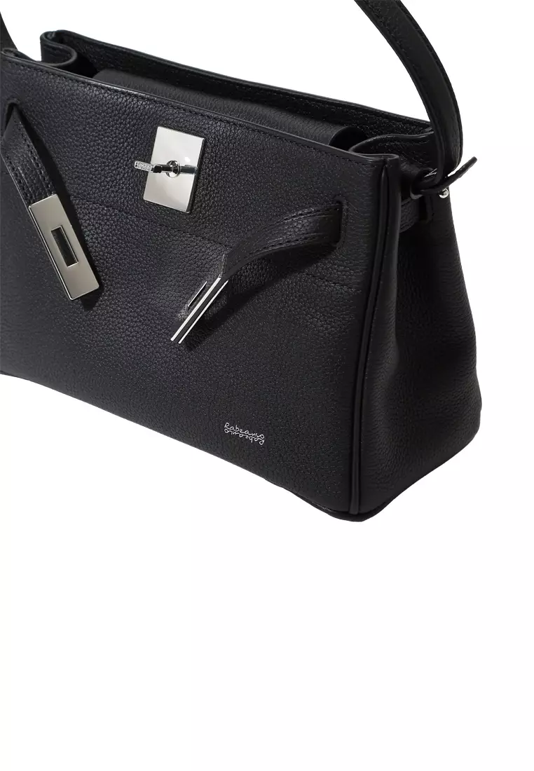 SAOIRSE Soft Structural Belt Tote II Mini - Black