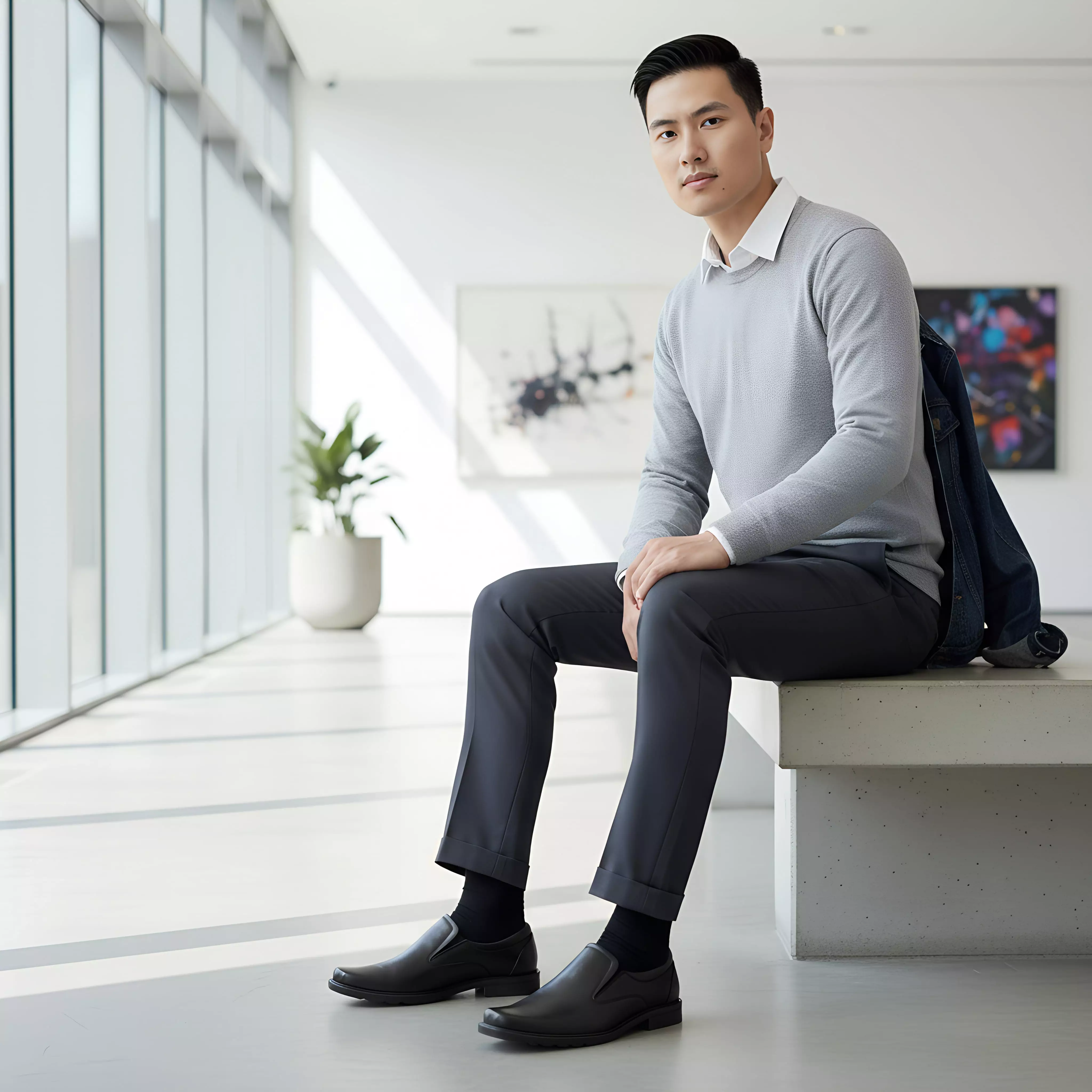 PAULMAY - Sepatu Formal Casual Pria Wina 72 Black