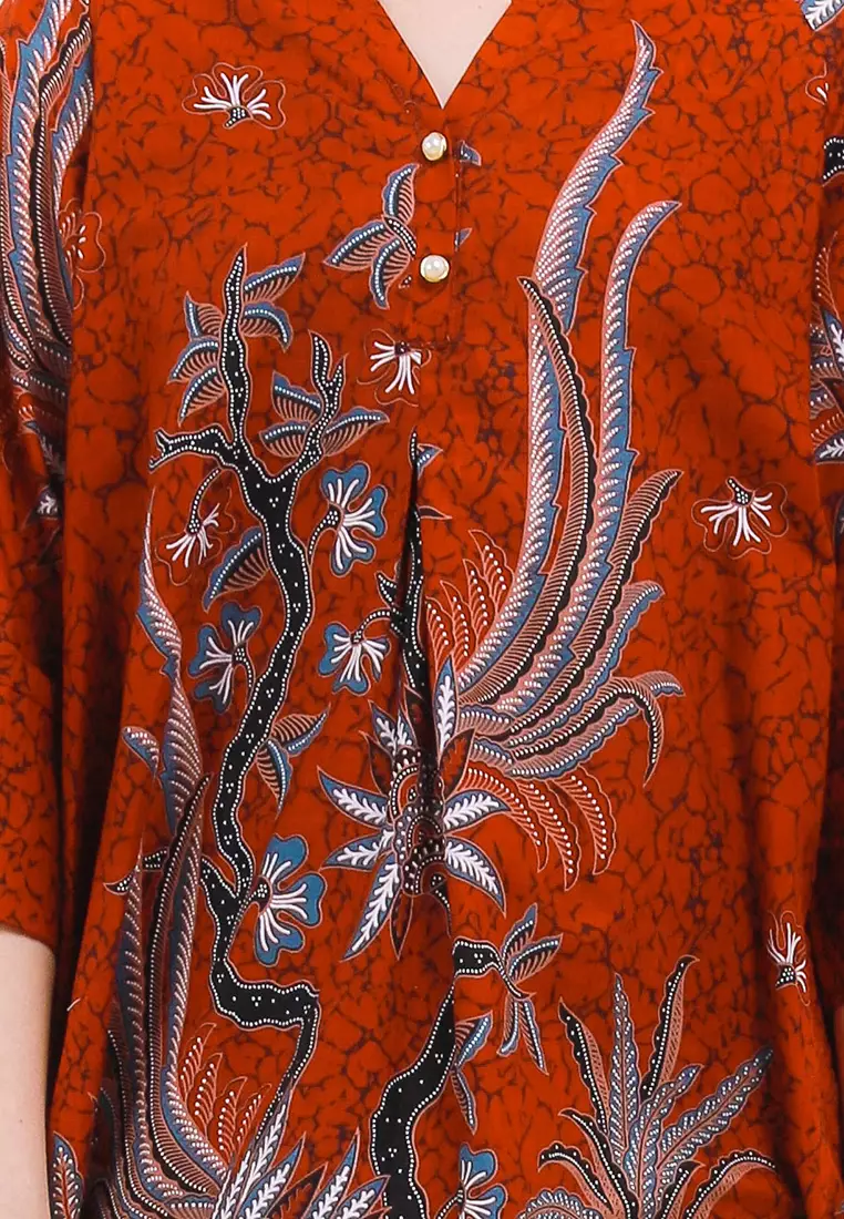 TUNIC Raglan Charming Henley 3/4-length Sleeves