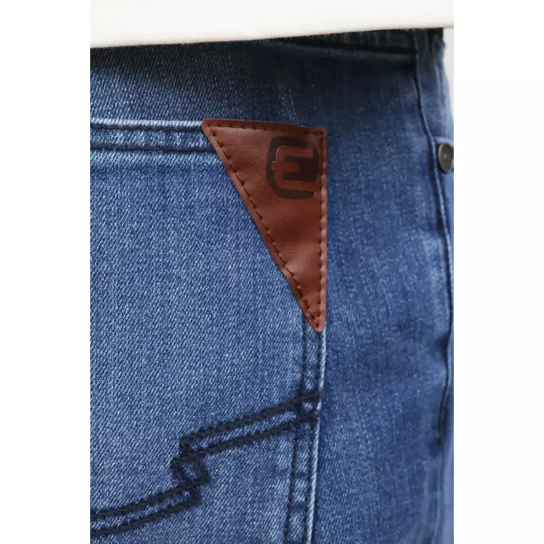 Emba Denim - Delmar Celana Panjang Denim Pria Regular Fit Medium Stone