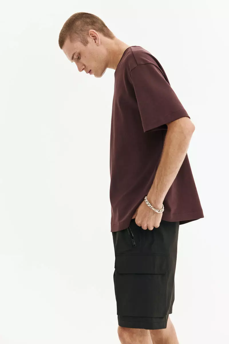 Regular Fit Nylon cargo shorts