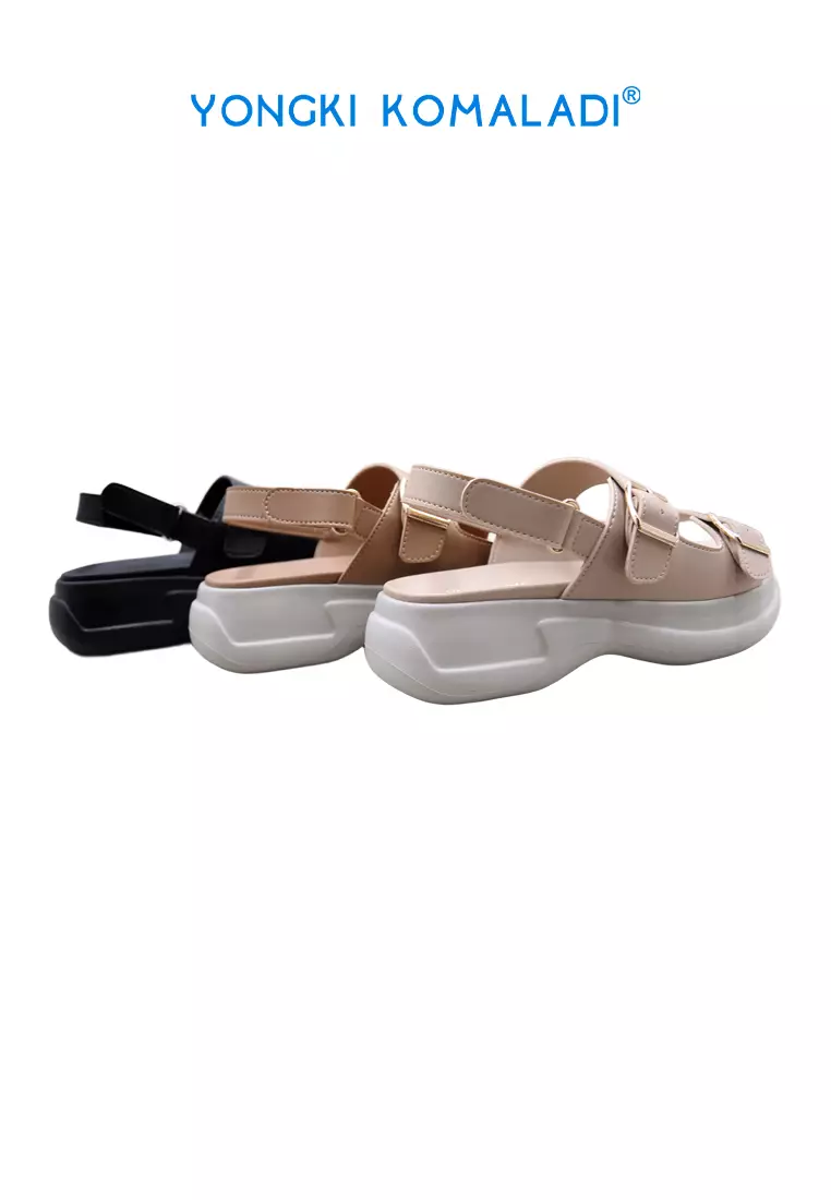 [ ORIGINAL ] YONGKI KOMALADI SANDAL OL-RNY4116-24 COKLAT MUDA