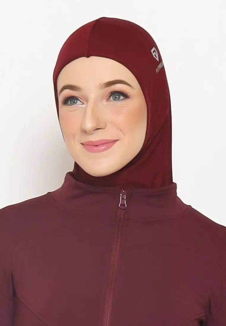FITWEAR - Kerudung / Hijab / Jilbab Olahraga HAIZA - MAROON