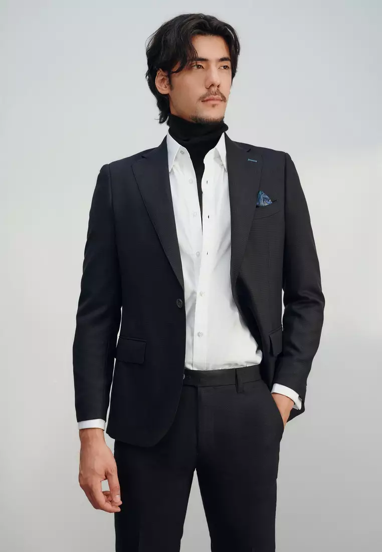 BLAACK 羊毛套裝西裝外套