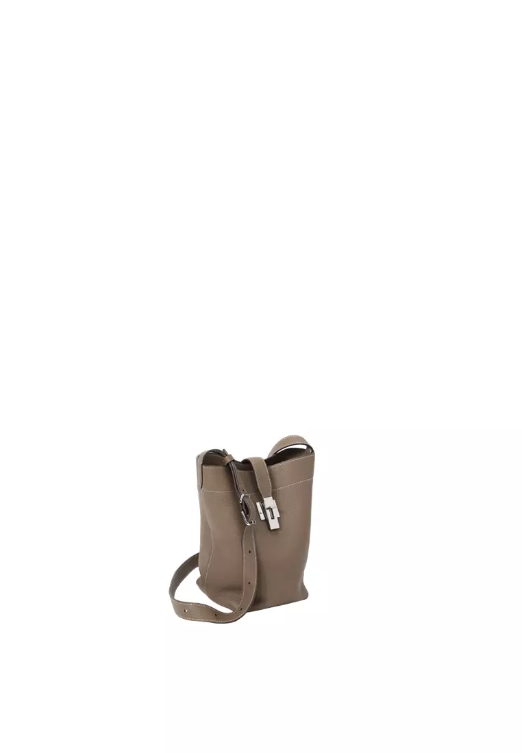 ZANA Small Shoulder Bag - Elephant Grey