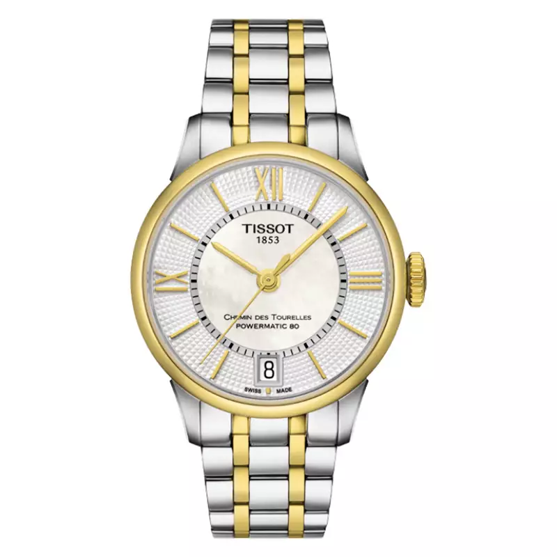 Jam Tangan Wanita TISSOT Chemin Des Tourelles Automatic Stainless Steel T099.207.22.118.00