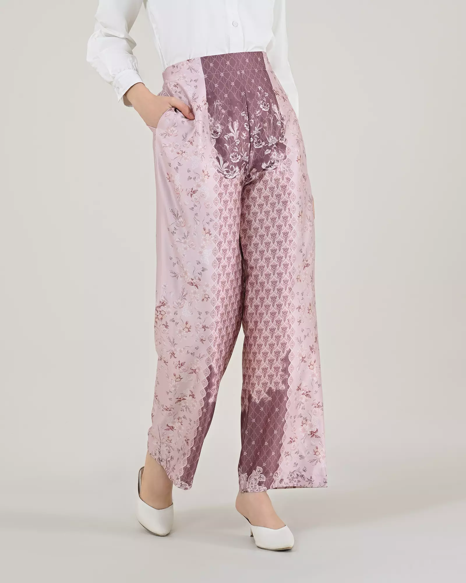 Geulis.id BELLADONNA PANTS - Burgundy