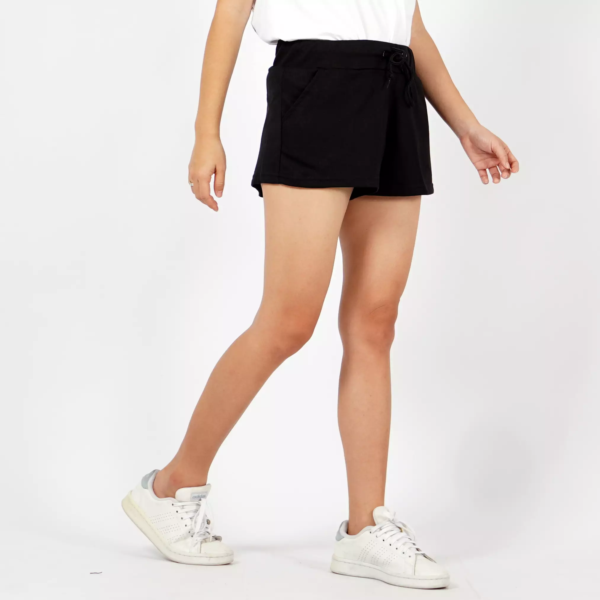 OLIVE Celana Olahraga Celana Lari Sexy Celana Tenis Wanita - Hitam
