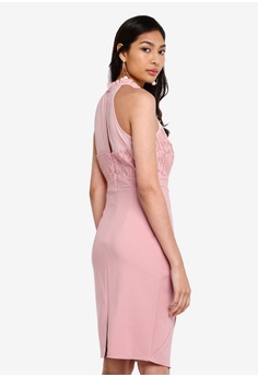 Paper Dolls Blush Floral Lace Dress High Quality F9d77cef74