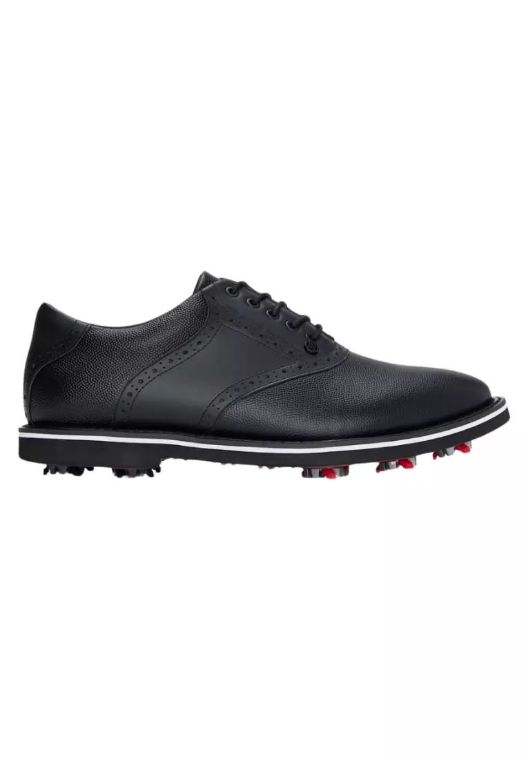 G/FORE Men's G/Lock Gallivanter Pebble Leather Saddle Golf Shoes