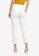 FORCAST white FORCAST Danna Cropped Notch Pants CB4BCAA8493AEBGS_2