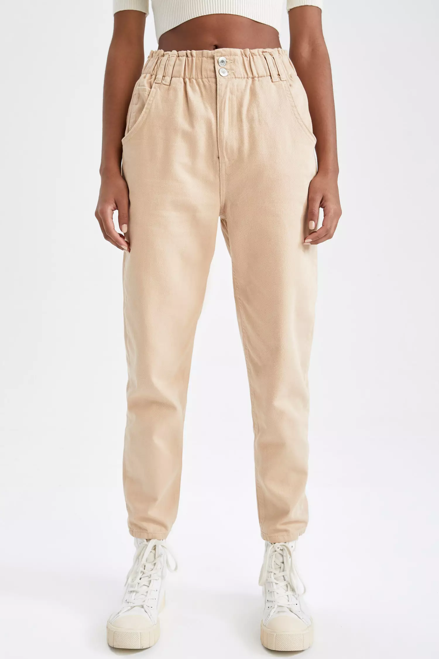 High Waisted Slouchy Trousers