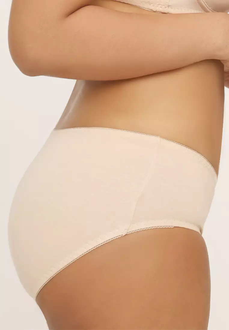 Buy Lady Grace Mid Rise Plus Size Panty In Seamless Fabric 2024