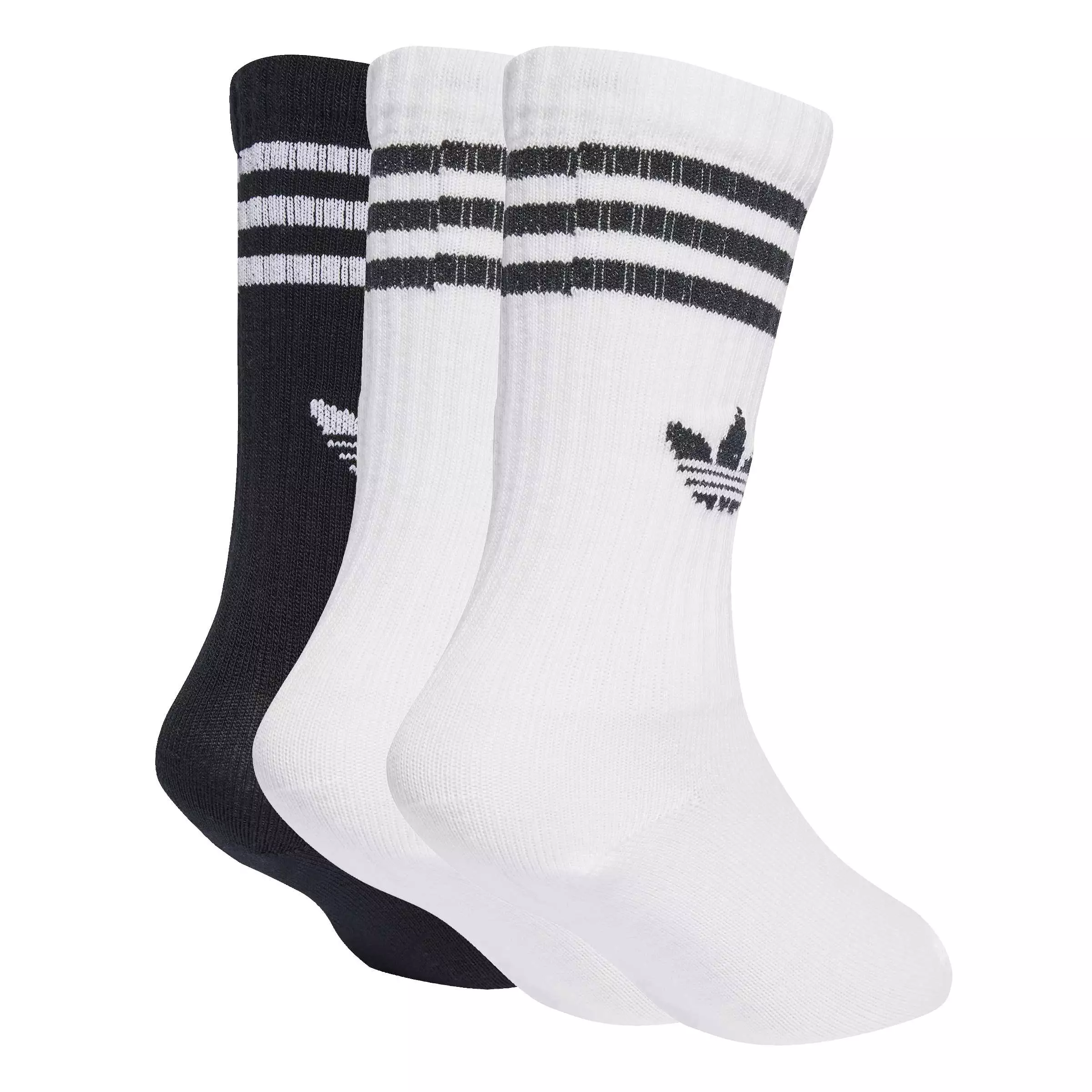 ADIDAS Crew Socks 3 Pairs JZ7496 - Kaos Kaki Anak (Putih)
