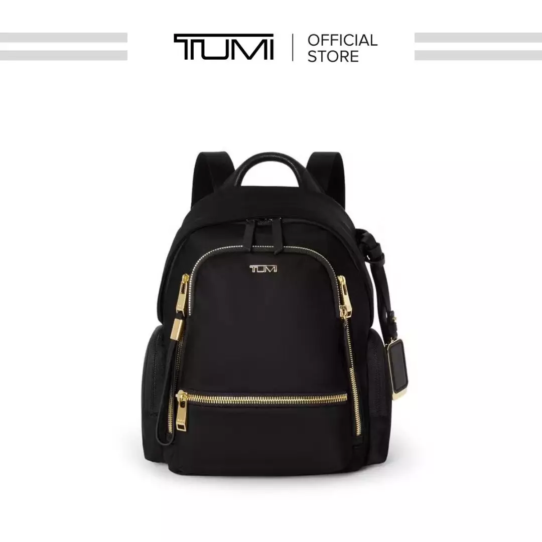 tas tumi backpack wanita Jual TUMI TUMI - Celina Small Backpack - Black/Gold Original 2026