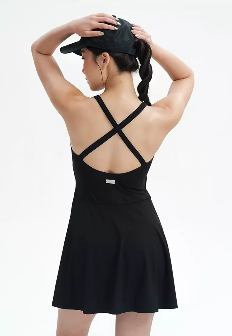 Daily Poise Flow Dress - Black