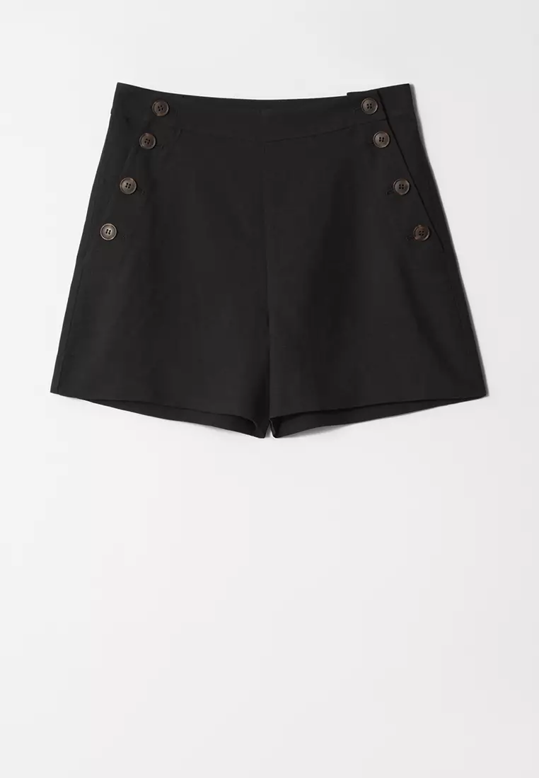 Buttoned Sailor Shorts