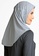 ViQ grey ViQ Active Airy Hijab BFCF3AA5ABB1EDGS_2