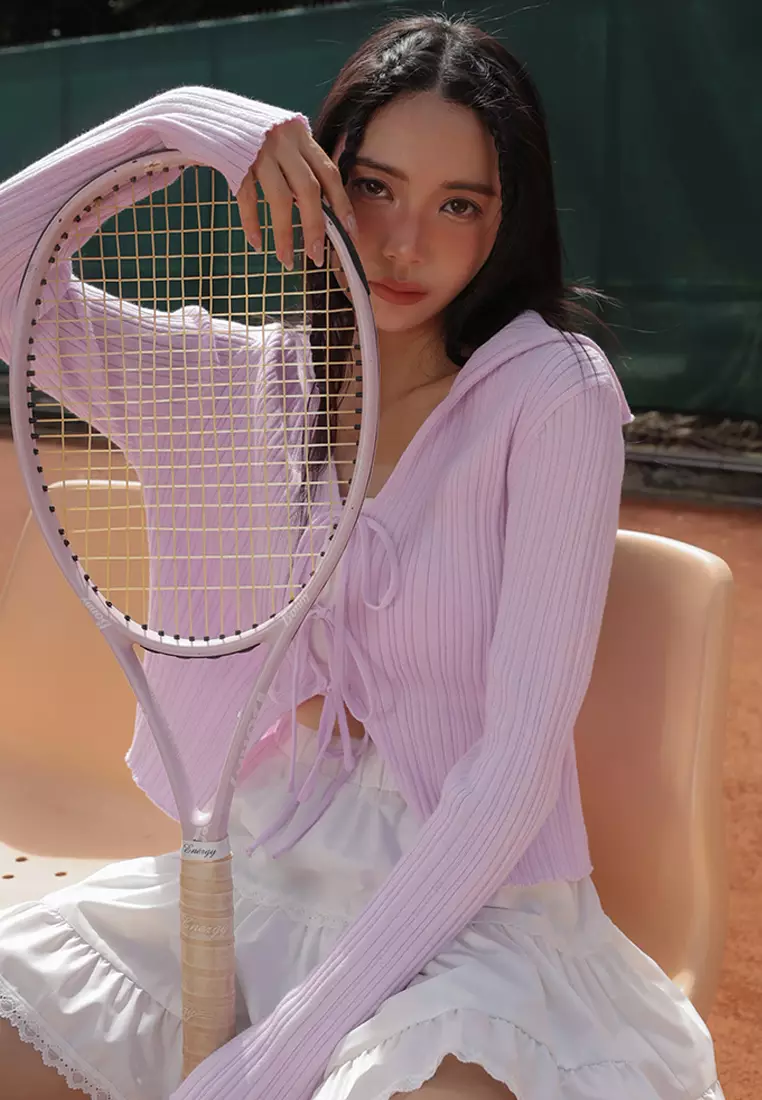 Sailor Collared Knitted Top