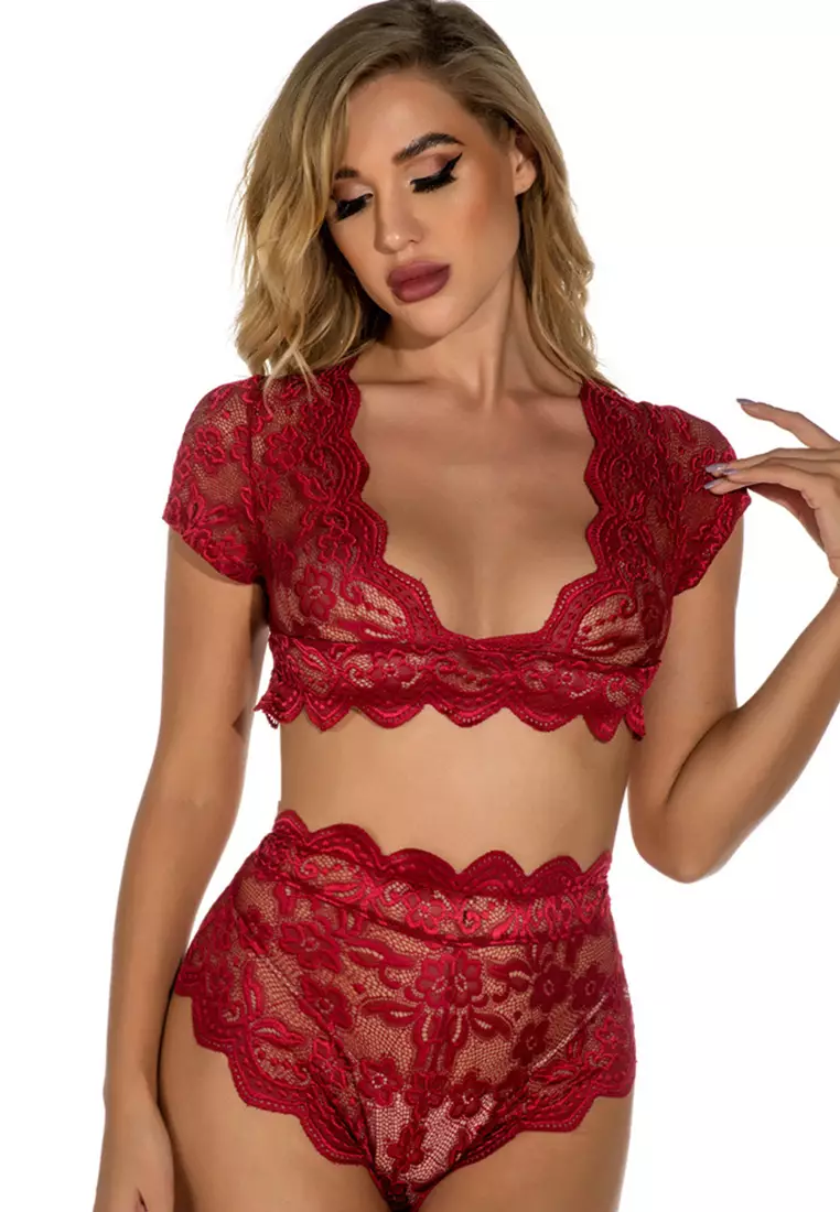 Ladies Sexy Lingerie Pajama Set