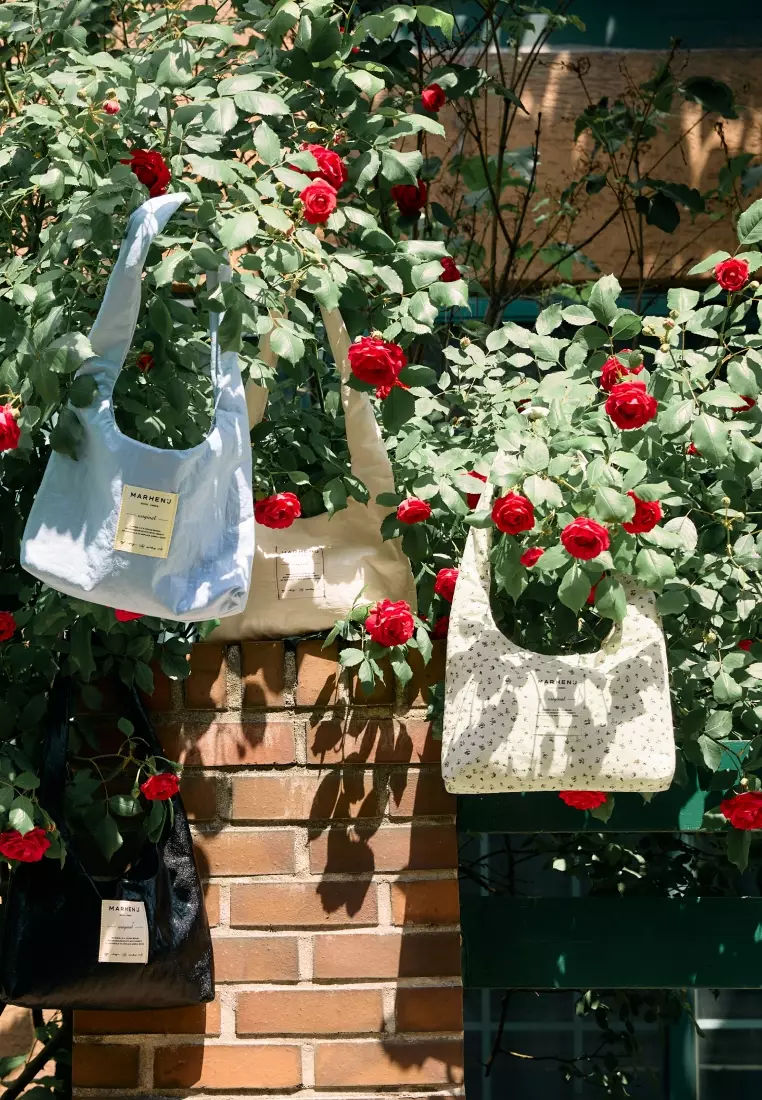 DEW Nylon Shoulder Bag Sky Blue