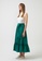 Touche Prive green Poplin Skirt With Belt ABF79AA8204826GS_2