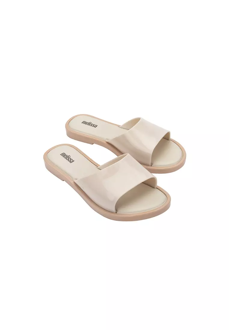 Buy Melissa Melissa Miranda Ad Ladies Slides - Beige Online | ZALORA ...