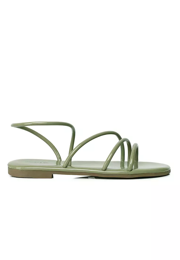 Discount on Milliot & Co.  shoes - SKU: Janet Patent Strappy Sandals