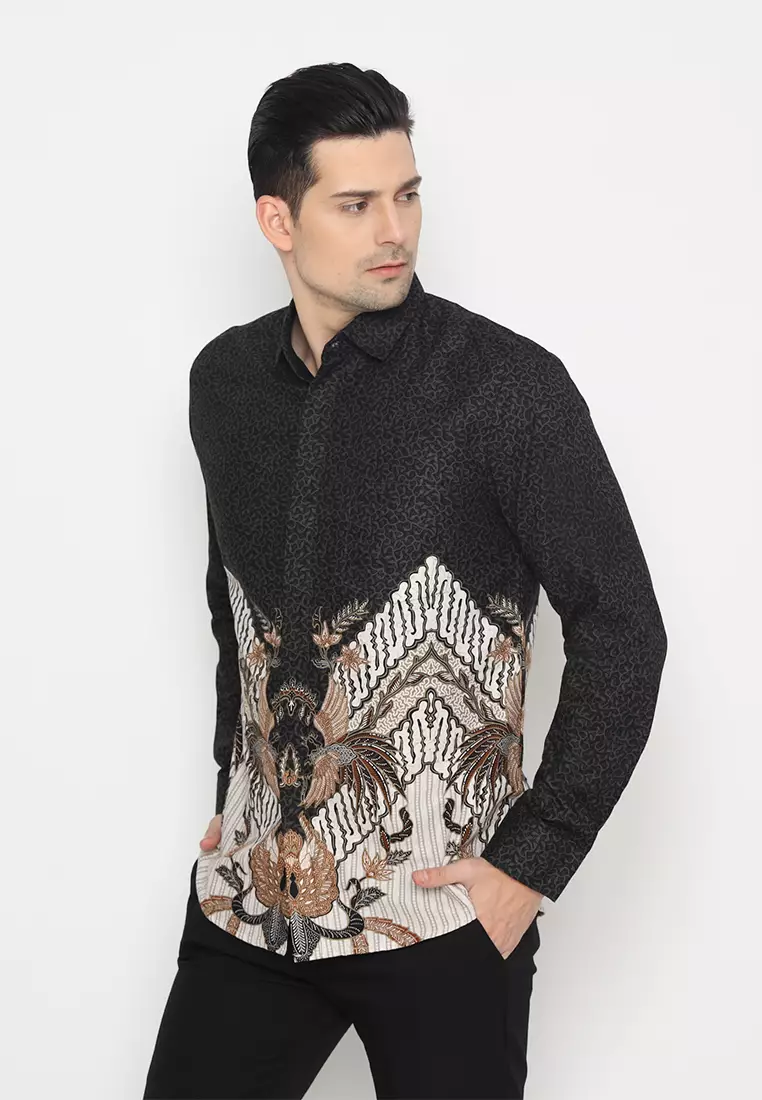 MY AKSA BATIK PRIA KEMEJA PANJANG FURING FARID FATIA