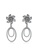 estele silver Estele Oxidised Silver Tone Diamond Fling Earrings CE292AC0F26EADGS_1